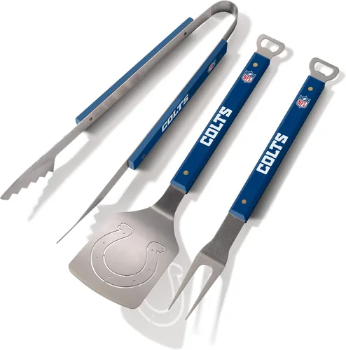 Vista 30 de YouTheFan NFL Spirit Series - Juego de barbacoa de 3 piezas