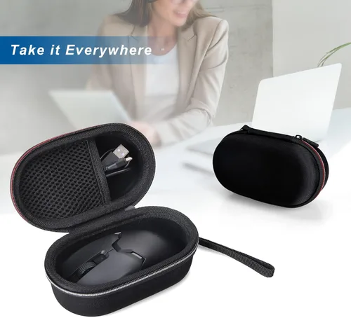 Vista 2 de XANAD Funda para mouse Logitech/Apple/HP/Razer - Compatible con M510/M650/M170/Magic Mouse/Razer Viper V2 Pro Hyperspeed Wireless Gaming - Bolsa