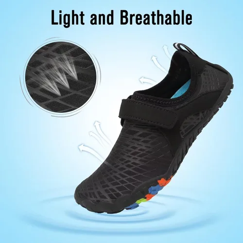 Vista 4 de Zapatos de agua para niños y niñas Cior, calzado acuático de secado rápido, ligeros, deportivos (niños pequeños y grandes)