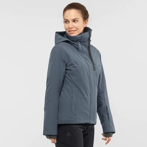 Vista 2 de Salomon Speed - Chaqueta de esquí para mujer color rojo Dahlia talla M