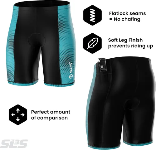 Vista 31 de SLS3 Pantalones cortos de triatlón para hombre – Tri Shorts para hombre – 2 bolsillos FRT – Diseñado por atletas para carreras