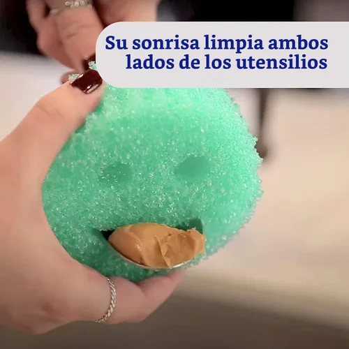 Vista 6 de Scrub Daddy Juego de esponjas – Variedad de colores – Esponja multiusos para platos sin arañazos – Sin BPA y fabricada con espuma de polímero