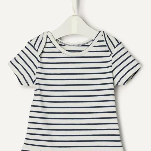 Vista 4 de Tienda Essentials x Sofia Grainge - Body unisex de manga corta con cuello redondo, 3