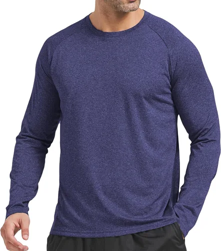 Vista 3 de Paquete de 5 camisetas de ajuste seco para hombre, camisetas atléticas de manga corta para correr, gimnasio, entrenamiento, para hombre