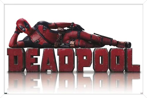 Vista 13 de Marvel Deadpool Legacy - Póster de pared acostado, 22.4 pulgadas de largo x 14.7 pulgadas de ancho, versión enmarcada de madera de granero