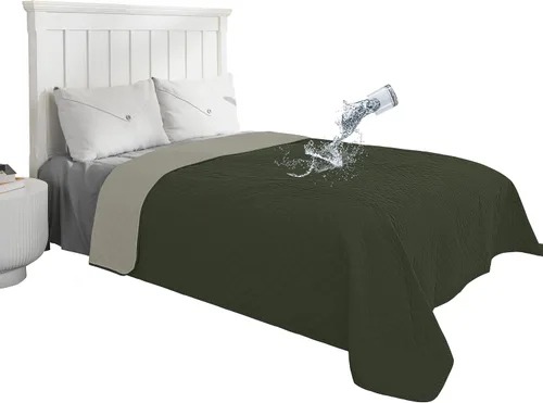 Vista 11 de Easy-Going - Funda reversible para cama de perro 100% impermeable, protector de sofá a prueba de fugas, funda lavable para sofá, protector