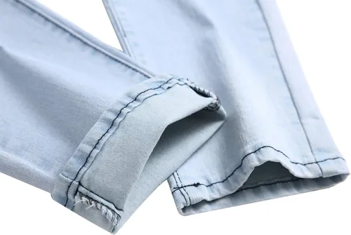 Vista 6 de Pantalón de jean elastizado ajustado moderno para hombre