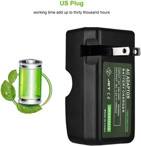 Vista 2 de Adaptador de cargador de batería recargable portátil AC 100-240V Fuente de alimentación para Sony PSP con indicador de situación de carga, adecuado