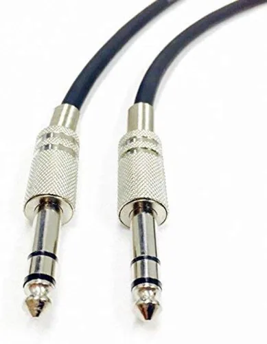 Vista 45 de C2G 40063 Pro-Audio - Cable de audio (macho de 1/4 a macho de 1/4 pulgadas, 1.5 ft), color negro