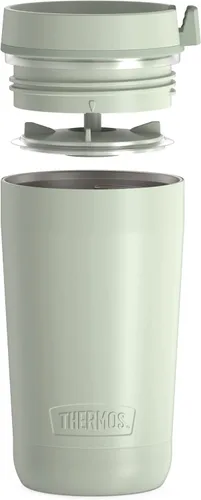 Vista 5 de THERMOS ALTA SERIES - Vaso de acero inoxidable, 12 onzas, color verde matcha