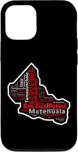 Vista 11 de iPhone 12 mini San Luis Potosí México Mapa Camiseta Ciudades Y Municipios Case