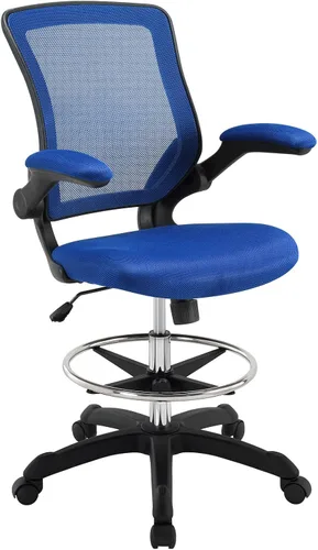 Vista 18 de Silla giratoria Modway Veer, Negro