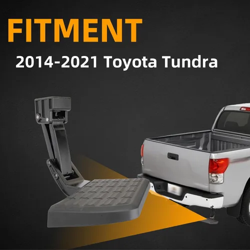 Vista 2 de Tundra - Escalón de cama trasera compatible con Toyota Tundra 2014, 2015, 2016, 2017, 2018, 2019, 2020, 2021