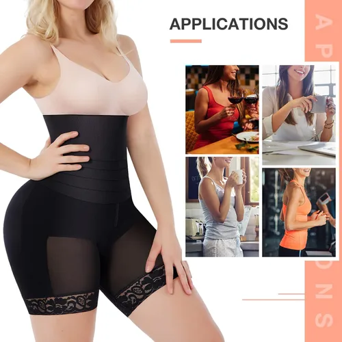 Vista 6 de FeelinGirl Faja moldeadora para mujer con control de abdomen, moldeador de glúteos, pantalones cortos más delgados con envoltura de cintura extraíble