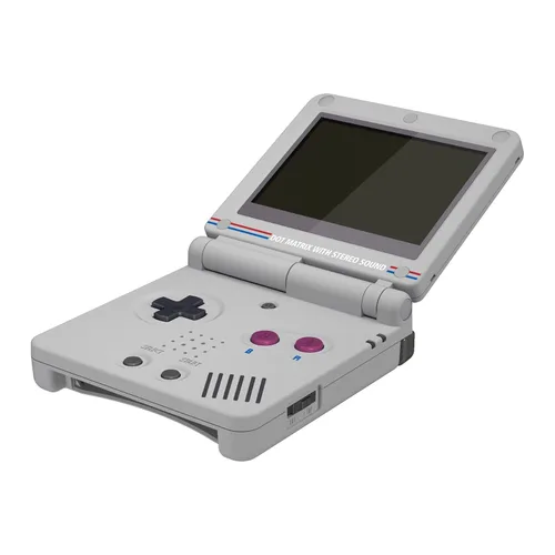 Vista 3 de IPS Ready Upgraded eXtremeRate Classic 1989 GB DMG-01 Style Custom Replacement Housing Shell for Gameboy Advance SP GBA SP – Compatible with Both