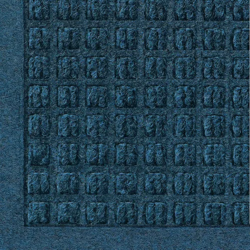 Vista 33 de Tapete de entrada Andersen Waterhog Fashion de fibra de polipropileno para interior/exterior, goma SBR, 3/8” pulgadas de grosor., Bluestone, 1