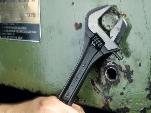 Vista 5 de Bahco BAH8069RUS - Llave ajustable SAE de 4 pulgadas, color negro, mandíbulas cónicas, escala