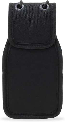 Vista 5 de Funda para radio Walkie Talkie para cinturón de servicio de nailon compatible con MOTOROLA MT500, MT1000, MTS2000 y modelos similares