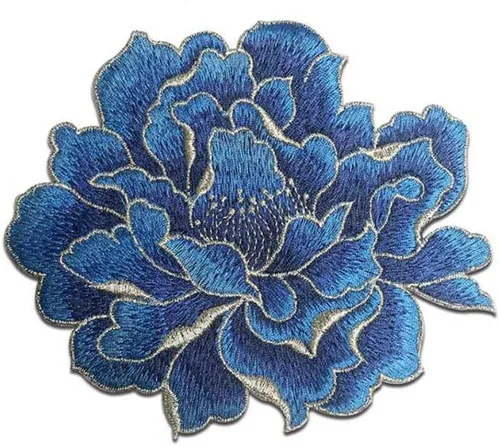 Vista 11 de 2 parches bordados para planchar o coser, flores de mariposa para ropa de bricolaje, chaquetas, jeans, mochilas, sombreros, manualidades