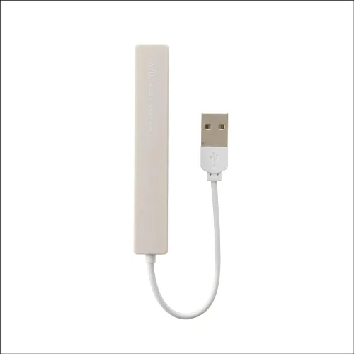 Vista 2 de Nakabayashi Z0233 w/U Hub USB, USB 2.0, 4 puertos, gris sedoso