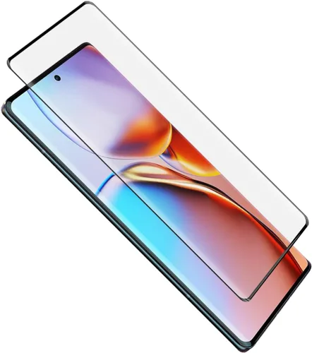 Vista 4 de DUNSIHUI Protector de pantalla para Moto Edge Plus 2023 de 6.67 pulgadas, cobertura completa curvada 3D, antiarañazos, 9H HD, protector de pantalla