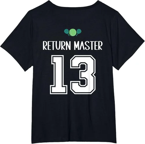 Vista 26 de Camiseta divertida del grupo de tenis de pádel para el equipo de pádel