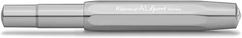 Vista 2 de Kaweco AL SPORT - Pluma estilográfica Raw I Premium para cartuchos de tinta I Exclusive Pluma estilográfica 5.1 in I Nib: EF (extra fino)