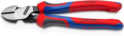Vista 2 de KNIPEX 74 02 200 Cortadores diagonales de alto apalancamiento SBA Comfort Grip