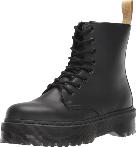 Vista 7 de Dr. Martens, Vegan Jadon II - Botas de plataforma sintética de 8 ojales para hombre y mujer