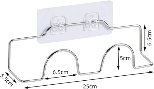Vista 3 de Organizador de zapatos colgante de espacio estrecho, estante de ahorro de espacio, zapatero montado en la pared, estante de almacenamiento de acero