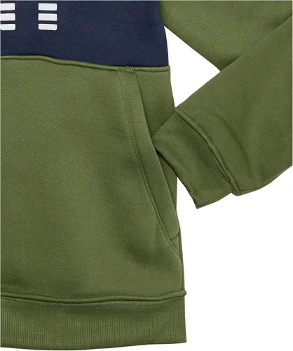 Vista 3 de DKNY Sudadera clásica cómoda para niñas, Verde -Oliva