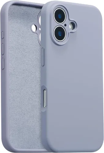 Vista 109 de Funda de silicona para iPhone Air, con [protección completa de la cámara] [forro de microfibra suave antiarañazos], funda de silicona líquida ultra