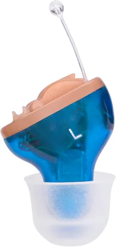 Vista 9 de Amplificador auditivo para adultos mayores con cancelación de ruido, asistencia para ancianos para escuchar, amplificador de sonido de voz, Azul