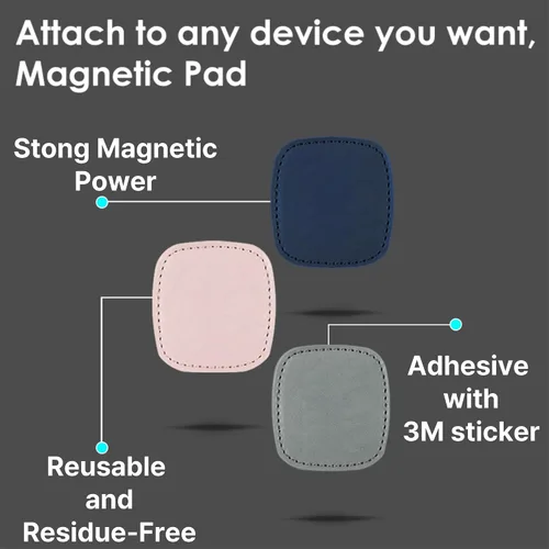 Vista 9 de Magnito - Ratón magnético inalámbrico Bluetooth para MacBook, iPad, laptop, Windows, Chrome OS, Linux - Compacto y portátil, acoplable, clics Rosa