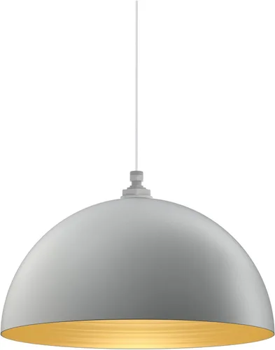 Vista 43 de Steel Lighting Co. Melrose - Lámpara colgante Montada en el techo Cúpula redonda de 18 pulgadas Estilo moderno contemporáneo de granja