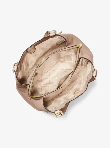 Vista 3 de Michael Kors Bolso de hombro Arlo grande de piel con guijarros