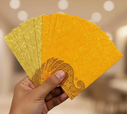 Vista 4 de eSplanade Lifafa - Sobres de regalo para dinero, paquete de 50 unidades, multicolor, perfectos para bodas, invitaciones, fotos, graduación, baby