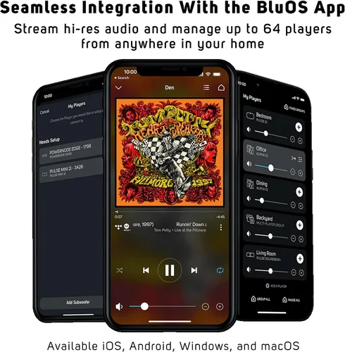 Vista 3 de Bluesound Node Nano Transmisor de Música Inalámbrico de Alta Resolución Multihabitación