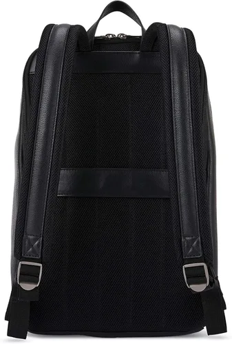 Vista 2 de Samsonite Mochila delgada clásica de cuero, Negro -, Mochila delgada clásica de cuero