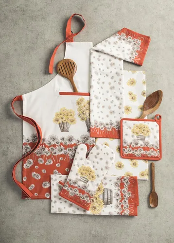 Vista 18 de Maison d' Hermine Delantales para mujer con bolsillo, 100% algodón (27.50 x 31.50 pulgadas)