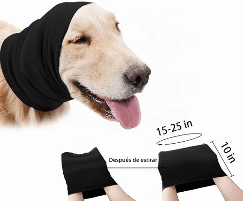 Vista 3 de Orejas silenciosas para perros que ladran la ansiedad, fundas para orejas de perro, redecilla para ruido