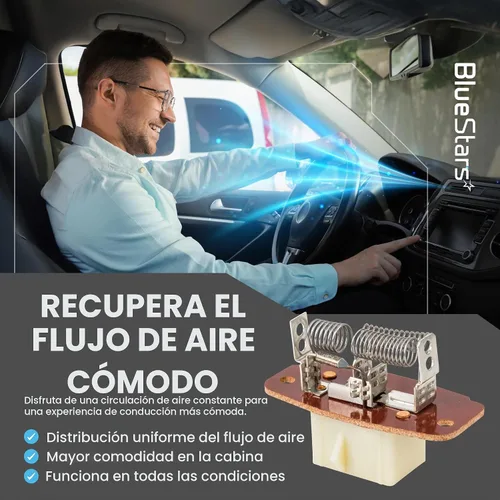 Vista 8 de BlueStars Resistencia del motor del soplador HVAC 973-013, compatible con Ford 1997-2014 E150 E250, 1997-2022 E350, 2000-2005 Excursion, 1999-2007