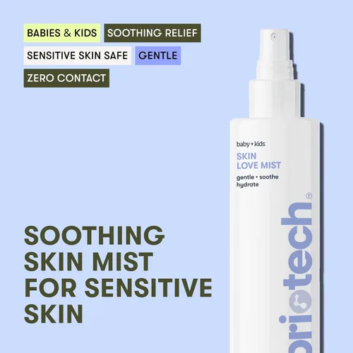 Vista 2 de Aerosol para piel de bebé Briotech Neblina suave de ácido hipocloroso para calmar, apaciguar y limpiar la piel delicada Aprobado por pediatras