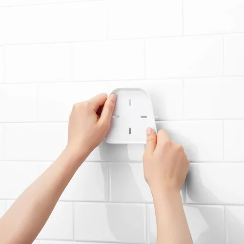 Vista 16 de OXO Tot. Papelera de juguete para baño, color verde azulado