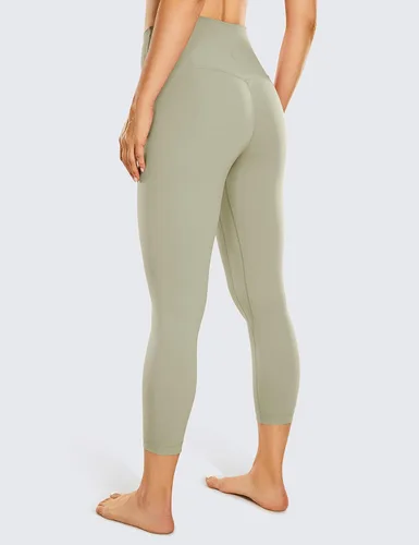 Vista 2 de CRZ YOGA - Pantalones de yoga ajustados con cintura alta para mujer, con sensación de segunda piel, para yoga y entrenamiento, leggings