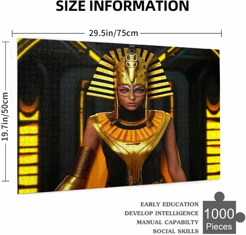 Vista 2 de Rompecabezas para adultos y familia, rompecabezas de 1000 piezas, hermosos rompecabezas de mujeres afroamericanas, formación afroamericana