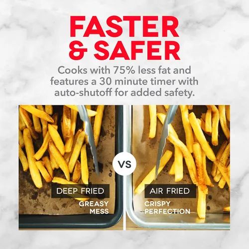 Vista 5 de Dash AirCrisp Pro - Freidora de aire digital - Control de temperatura ajustable - Función de apagado automático y múltiples ajustes preestablecidos