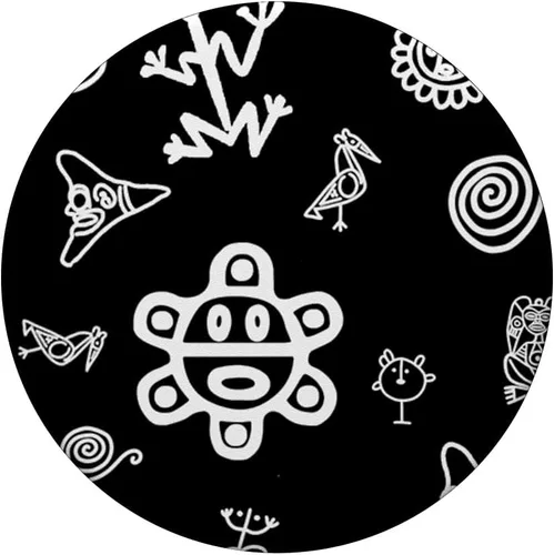 Vista 3 de Simbolos Tainos Tallados Indios de Puerto Rico Boricua Pride PopSockets intercambiables PopGrip