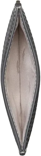 Vista 3 de Kate Spade New York Carteras para mujer Shimmy Glitter en caja pequeño Tarjetero (Lunar Light Silver), plateado