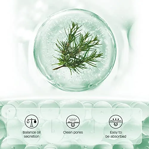 Vista 2 de AKARY Crema facial con aceite de árbol de té para piel grasa, hidratante facial extra calmante y nutritiva, no grasa, reparación suave para piel